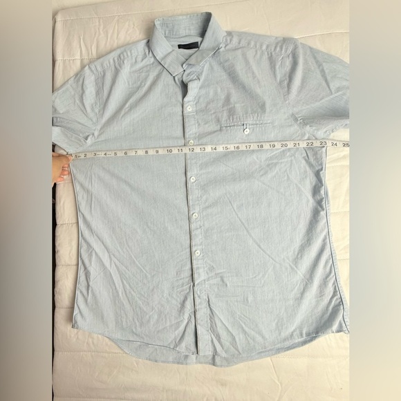 Zachary Prell Blue Casual Button Down Shirt - Picture 3 of 6